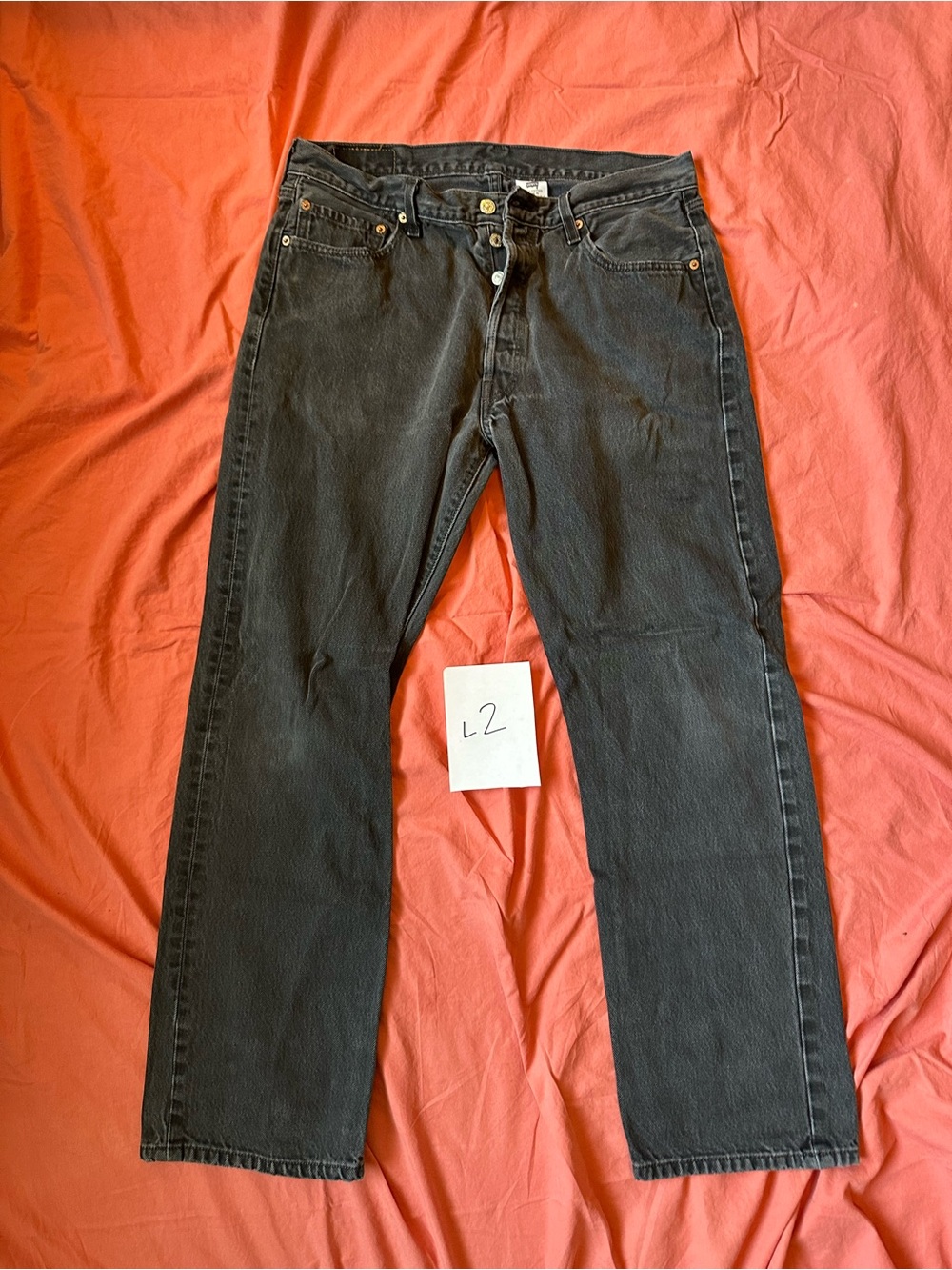 Vintage black Levi’s 501s
